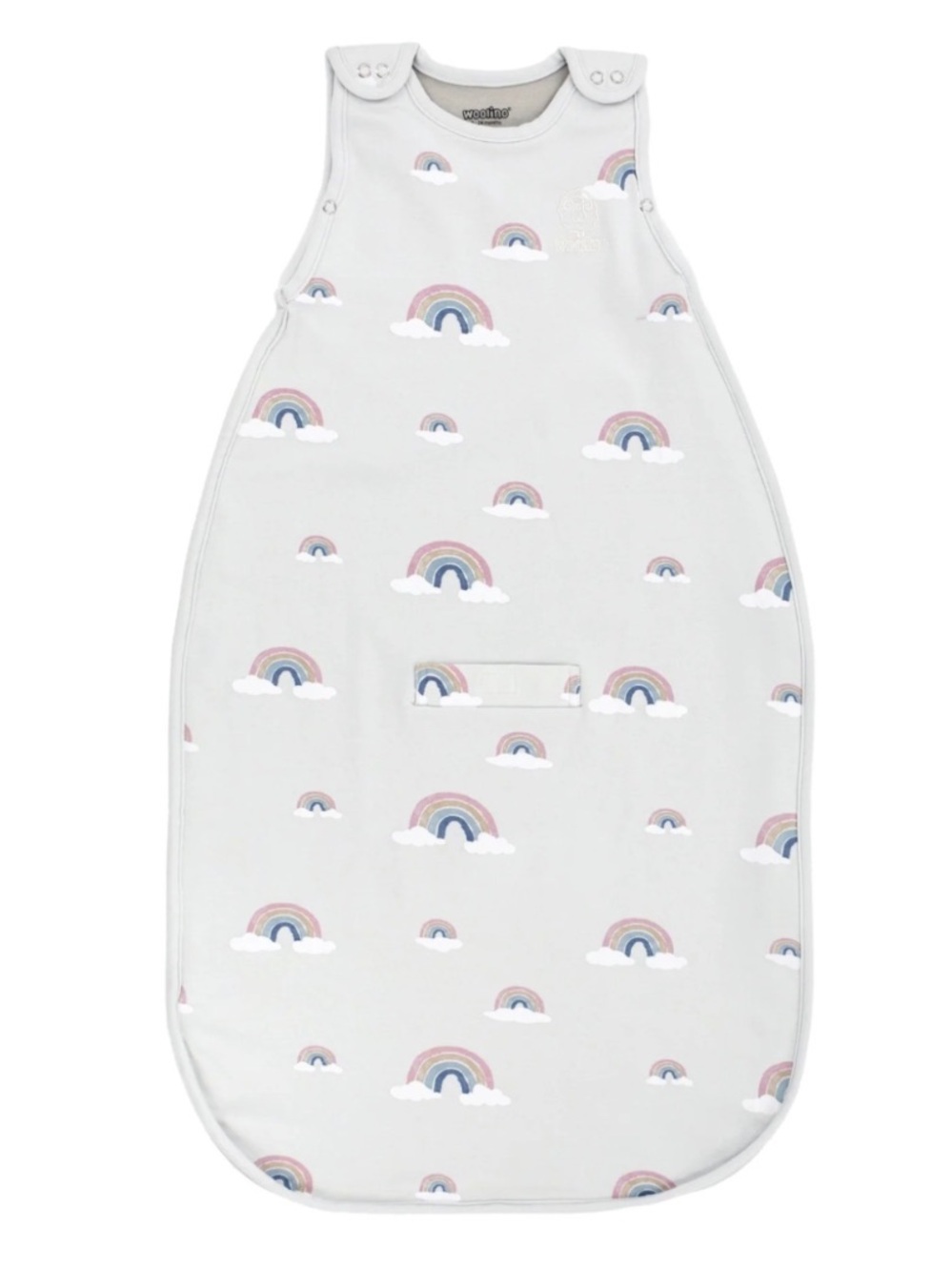 Woolino 4 Season Ultimate Sleep Bag Sack 2-4 Years Toddler Rainbow Merino Wool